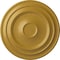Ekena Millwork Giana Ceiling Medallion (Fits Canopies up to 7 7/8"), 32 5/8"OD x 1 1/2"P, Iridescent Gold CM32GIIGS - alternate 1